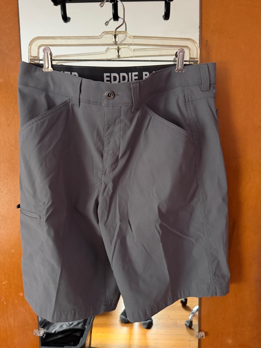 Eddie Bauer Men's Slate Gray Athletic Shorts